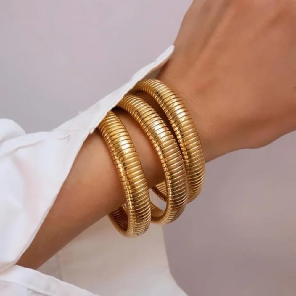 Chunky Stretch Bangles Bracelets